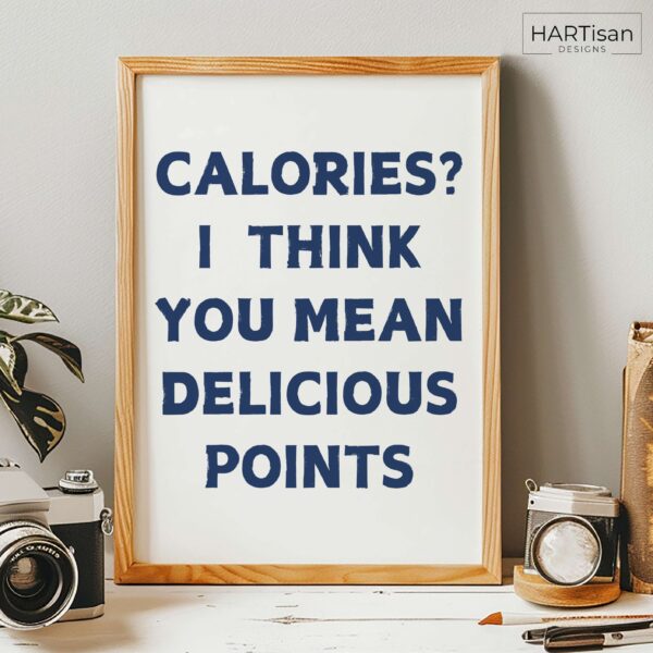 Calories (Blue) [Unframed]