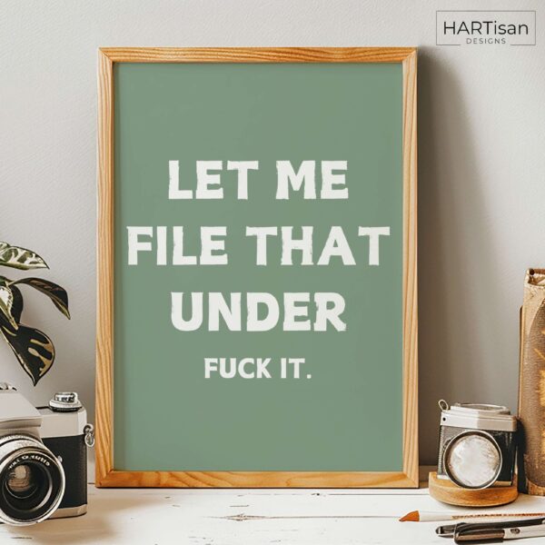 File It (Green) [Unframed]