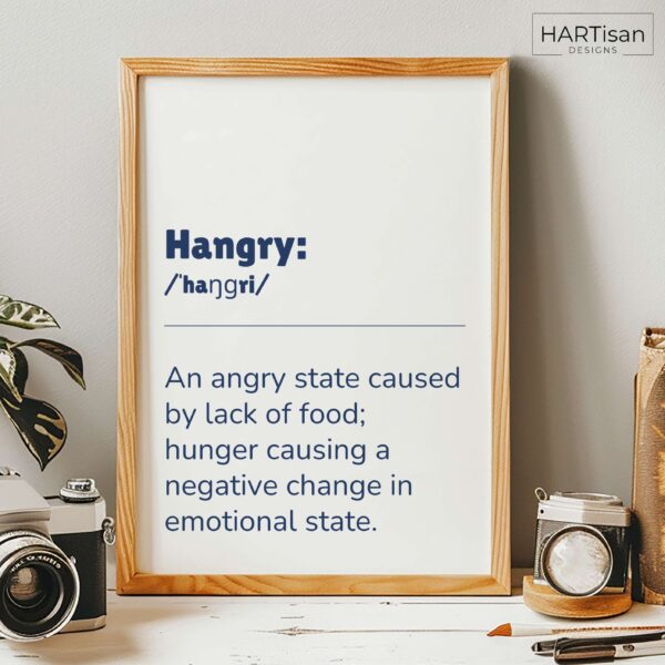 Hangry Def (Blue) [Unframed]