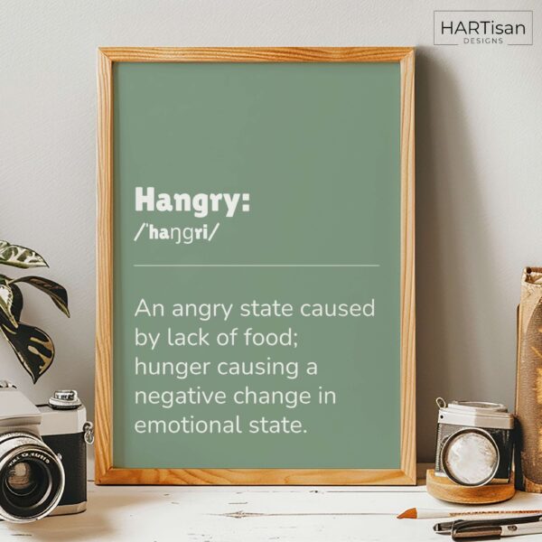 Hangry Def (Green) [Unframed]