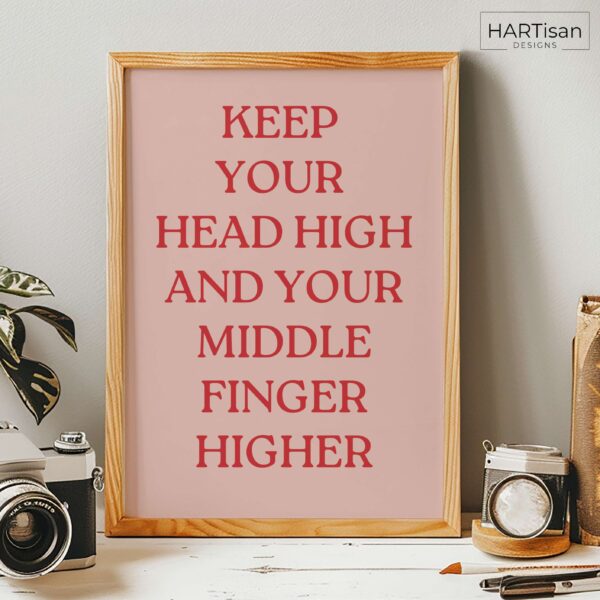 Head High (Red) [Unframed]