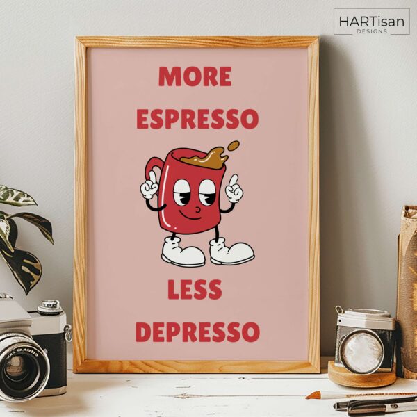 More Espresso (Red) [Unframed]