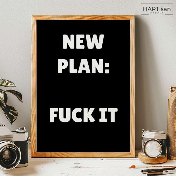 New Plan (Black) [Unframed]