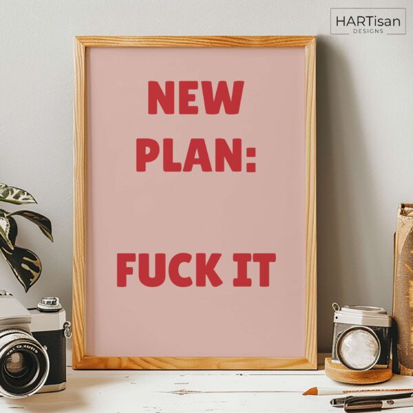 New Plan (Red) [Unframed]