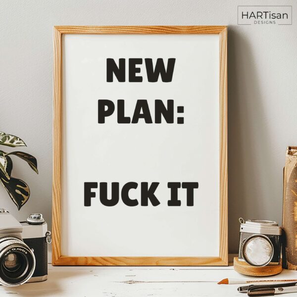 New Plan (White) [Unframed]