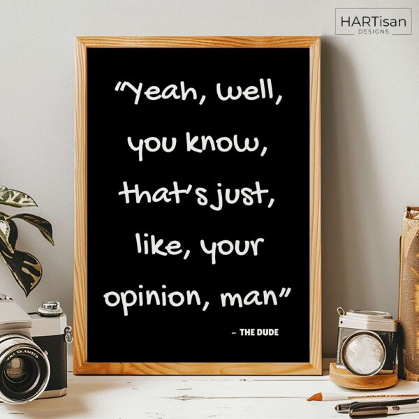 Opinion (Black) [Unframed]