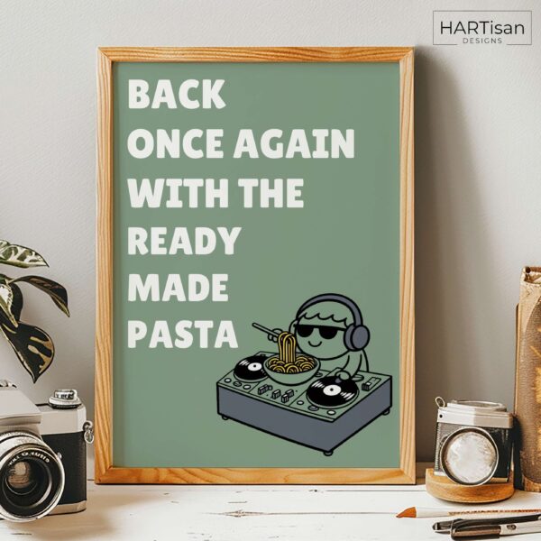 Ready Made Pasta (Green) [Unframed]