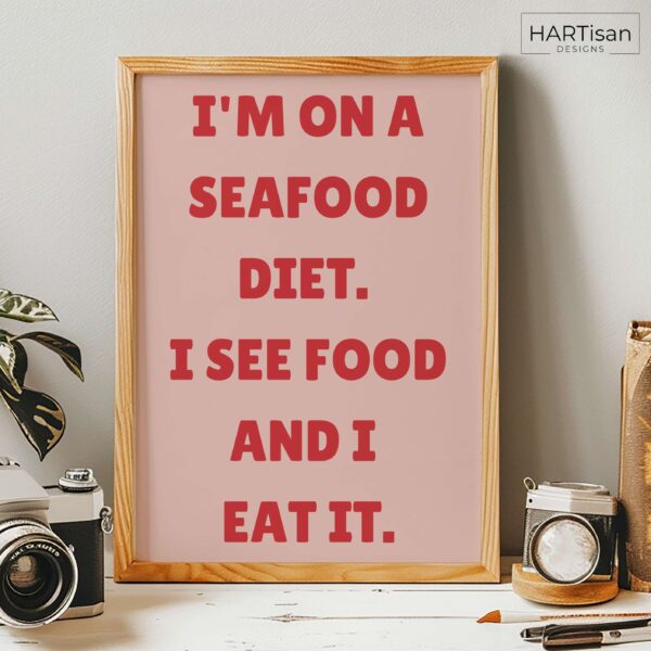 Seafood (Red) [Unframed]