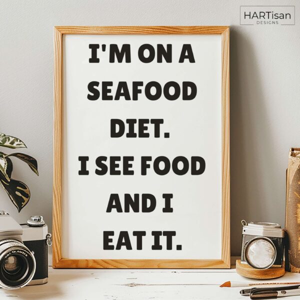 Seafood (White) [Unframed]