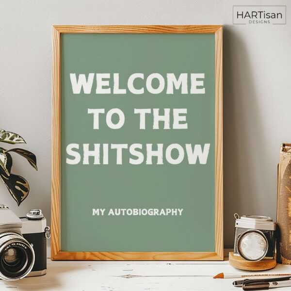 Welcome Autobiography (Green) [Unframed]