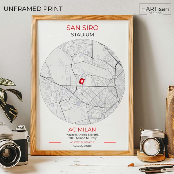 AC Milan Stadium [Unframed]