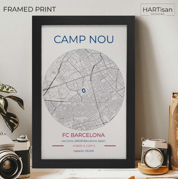 Barcelona Stadium [Framed]