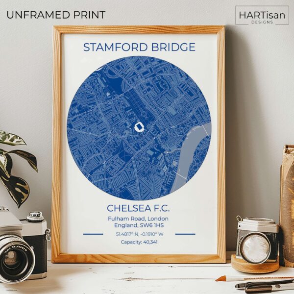 Chelsea Stadium Blue [Unframed]