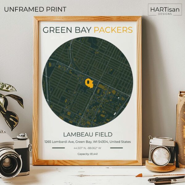 Green Bay Packers Green Stadium [Unframed]