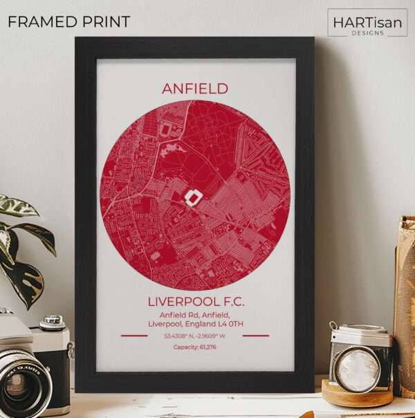 Liverpool Stadium Red [Framed]