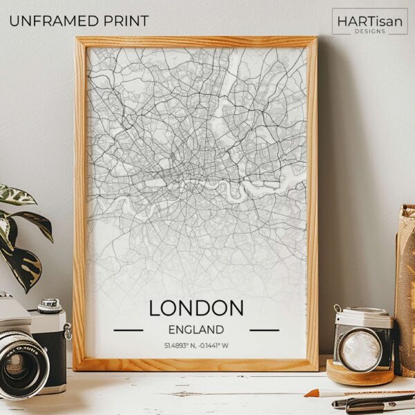 London Map Gradient [Unframed]