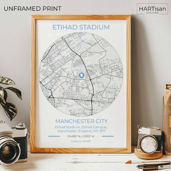 Man City Stadium [Unframed]