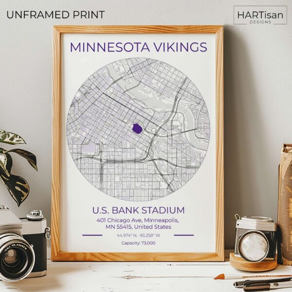 Minnesota Vikings Stadium [Unframed]