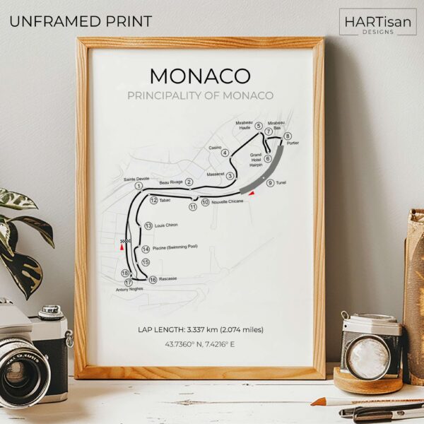 Monaco F1 [Unframed]