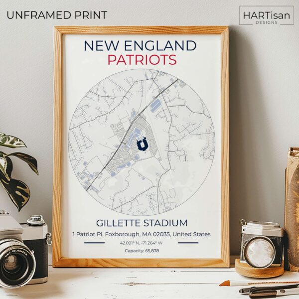 New England Patriots Stadium [Unframed]