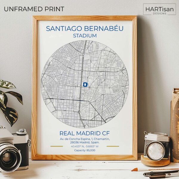 Real Madrid Stadium [Unframed]