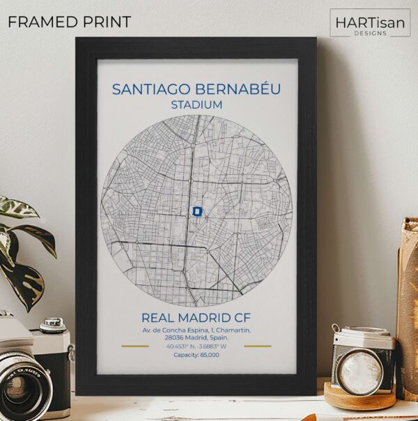 Real Madrid Stadium [Framed]