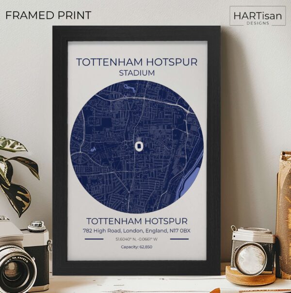 Spurs Stadium Blue [Framed]